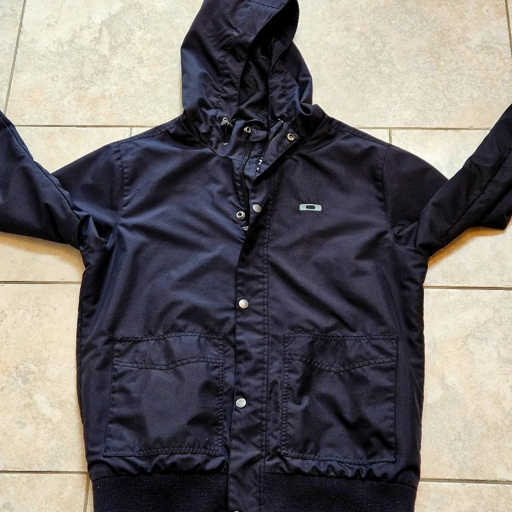 Oakley Men's Middle Weight Jacket, Black, Sz Medium